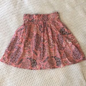 H&M Pink skirt with floral detailing